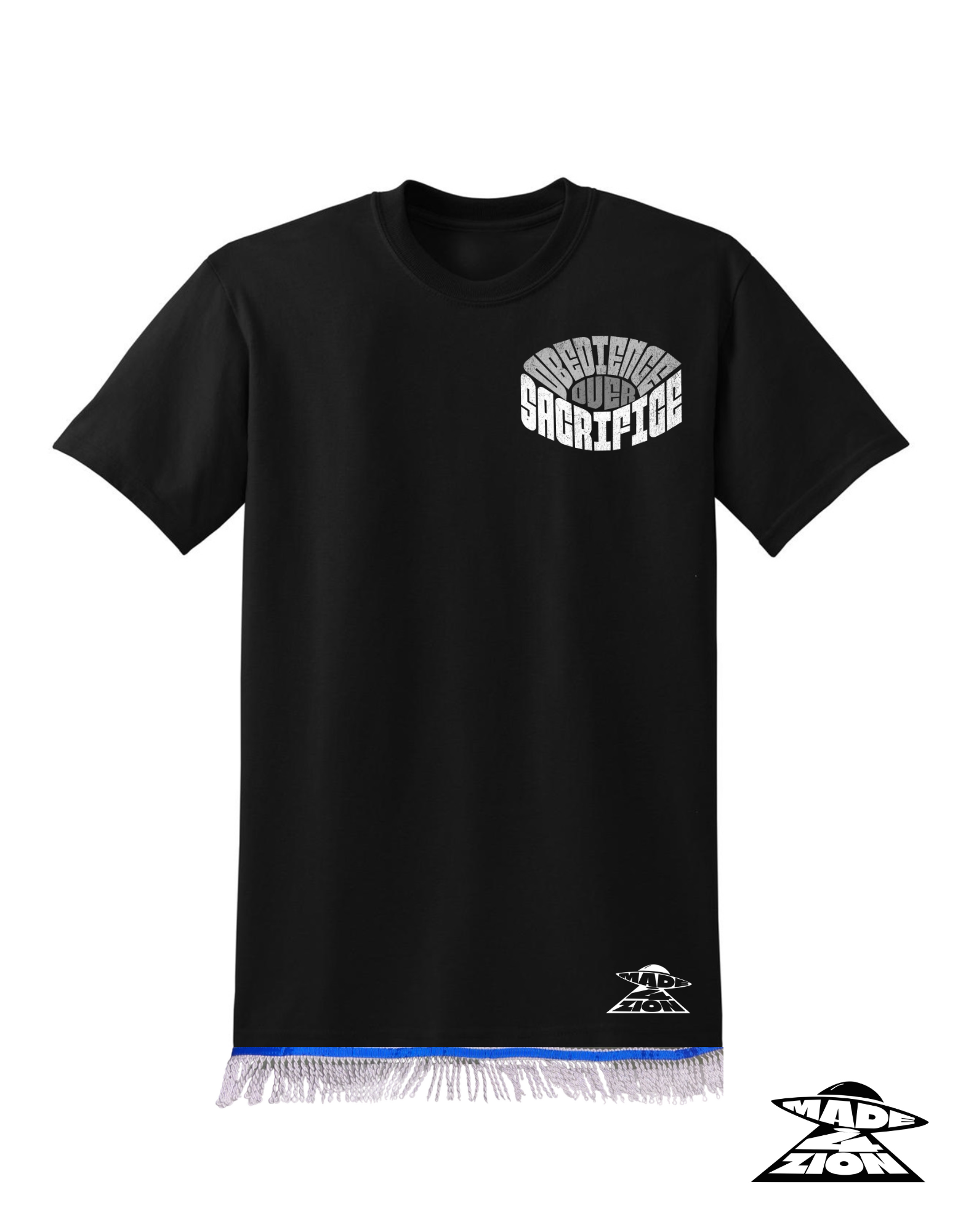 OBEDIENCE OVER SACRIFICE - BLACK T-SHIRT