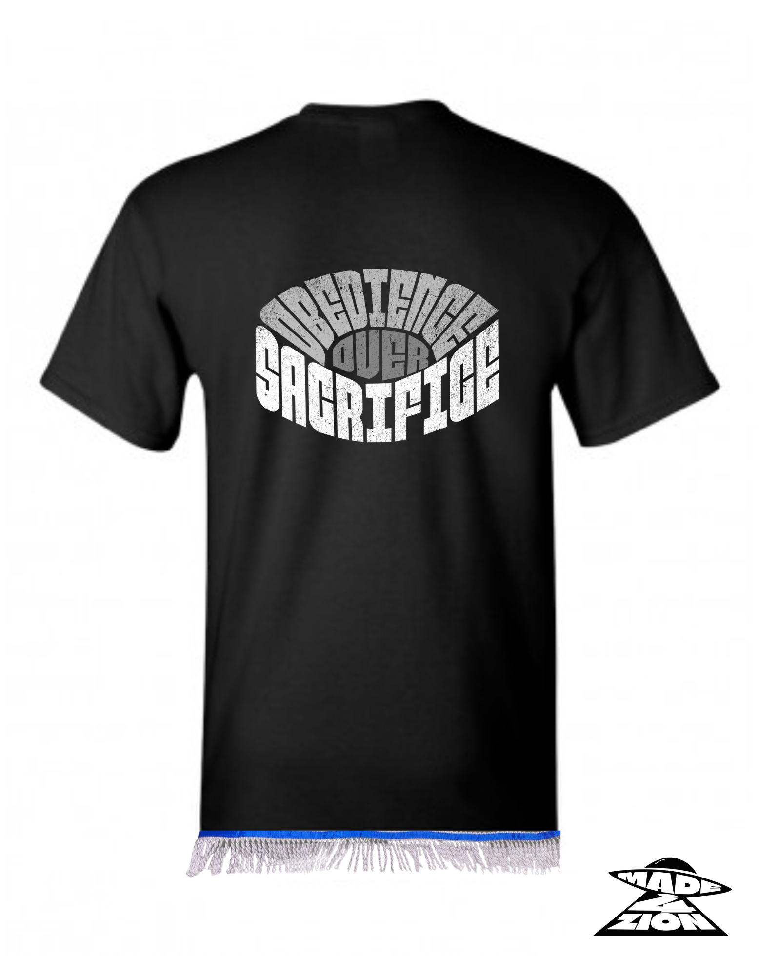 OBEDIENCE OVER SACRIFICE - BLACK T-SHIRT